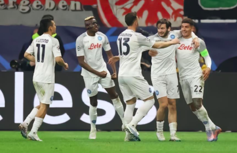 Eintracht Frankfurt ni uspel premagati Napolija
