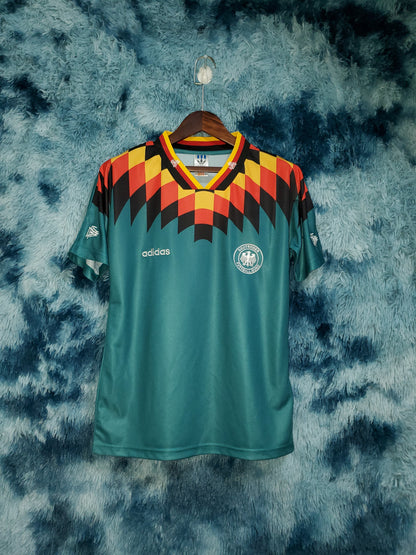 Retro nogometni dresovi Nemčija Gostujoči Pristno Adidas 1994