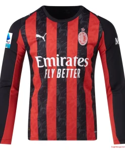 Alternative view of AC Milan Christian Pulisic 11 Nogometni Dresi Domači 2025/26 - Dolgi Rokav