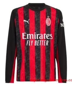 Alternative view of AC Milan Gimenez 7 Nogometni Dresi Domači 2025/26 - Dolgi Rokav