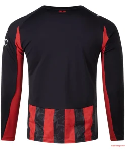 Alternative view of AC Milan Nogometni Dresi Domači 2025/26 - Dolgi Rokav