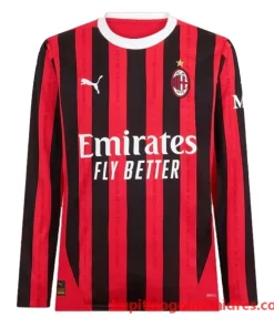 Alternative view of AC Milan Theo 19 Nogometni Dresi Domači 2024/25 - Dolgi Rokav