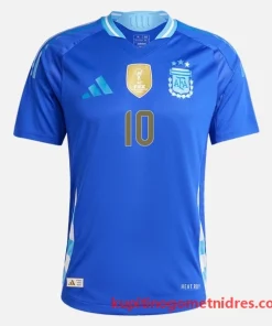 Alternative view of Argentina Lionel Messi 10 Nogometni Dresi Gostujoči 2024