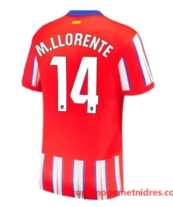 Alternative view of Atlético Madrid M.Llorente 14 Nogometni Dresi Domači 2024/25