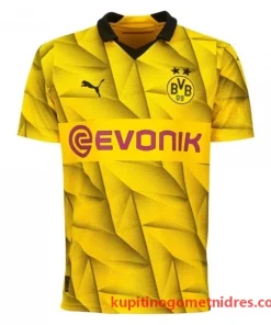 Alternative view of BVB Borussia Dortmund Moukoko 18 Nogometni Dresi Tretji 2023/24