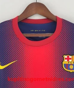 Alternative view of Barcelona Retro Nogometni Dresi Domači 12-13 Dolgi Rokav