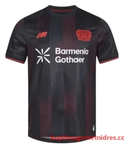 Alternative view of Bayer 04 Leverkusen Grimaldo 20 Nogometni Dresi Domači 2025/26