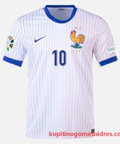 Alternative view of Francija Kylian Mbappé 10 Nogometni Dresi Gostujoči 2024