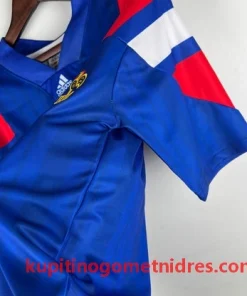 Alternative view of Francija Retro Nogometni Dresi Domači 1992