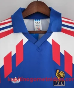 Alternative view of Francija Retro Nogometni Dresi Domači 88-90