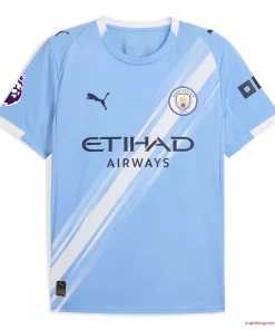 Alternative view of Manchester City Erling Haaland 9 Nogometni Dresi Domači 2025/26
