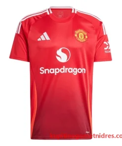 Alternative view of Manchester United B.Fernandes 8 Nogometni Dresi Domači 2024/25