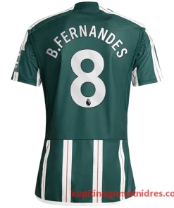 Alternative view of Manchester United B.Fernandes 8 Nogometni Dresi Gostujoči 2023/24
