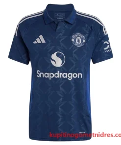 Alternative view of Manchester United Mainoo 37 Nogometni Dresi Gostujoči 2024/25
