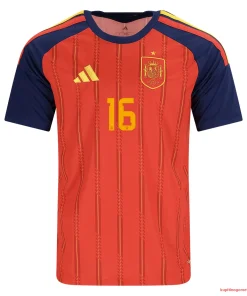 Alternative view of Novo Španija Rodri 16 Nogometni Dresi Domači 2026