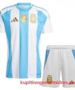 Alternative view of Otroški Argentina Messi 10 Nogometni Dresi Kompleti Domači 2024