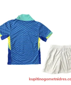 Alternative view of Otroški Brazilija Nogometni Dresi Kompleti Gostujoči 2024