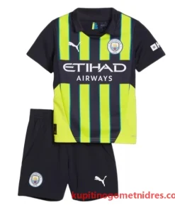 Alternative view of Otroški Manchester City Phil Foden 47 Nogometni Dresi Kompleti Gostujoči 2024/25