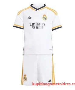 Alternative view of Otroški Real Madrid Camavinga 12 Nogometni Dresi Kompleti Domači 2023/24