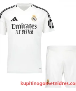 Alternative view of Otroški Real Madrid Kroos 8 Nogometni Dresi Kompleti Domači 2024/25