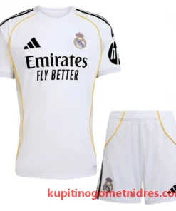 Alternative view of Otroški Real Madrid Luka Modrić 10 Nogometni Dresi Kompleti Domači 2025/26