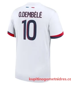 Alternative view of Paris Saint Germain PSG O.Dembélé 10 Nogometni Dresi Gostujoči 2024/25