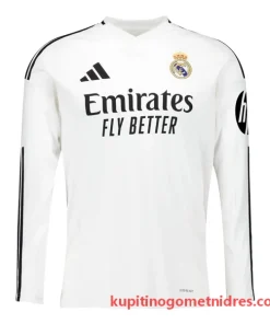 Alternative view of Real Madrid David Alaba 4 Nogometni Dresi Domači 2024/25 - Dolgi Rokav